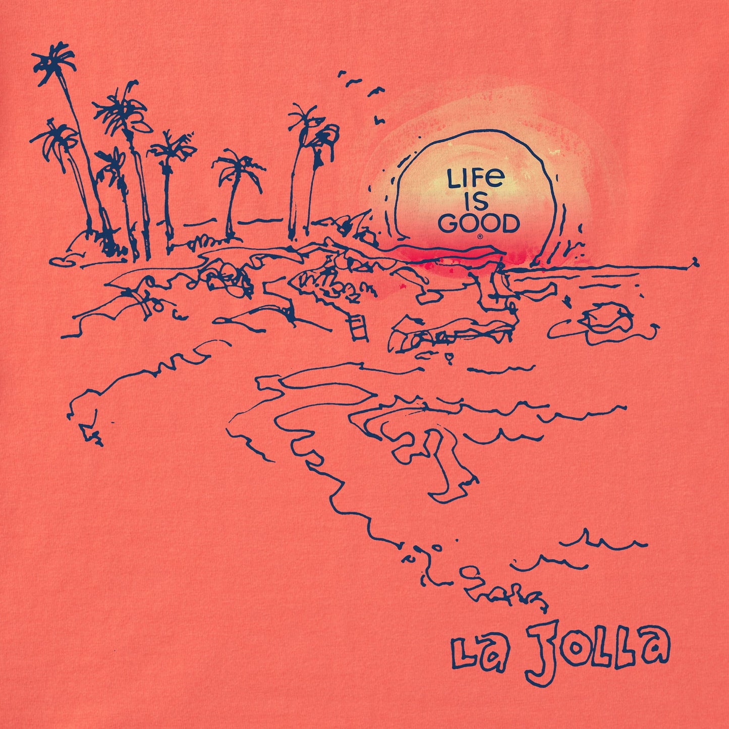 Women's Cove La Jolla Short Sleeve Crusher Tee