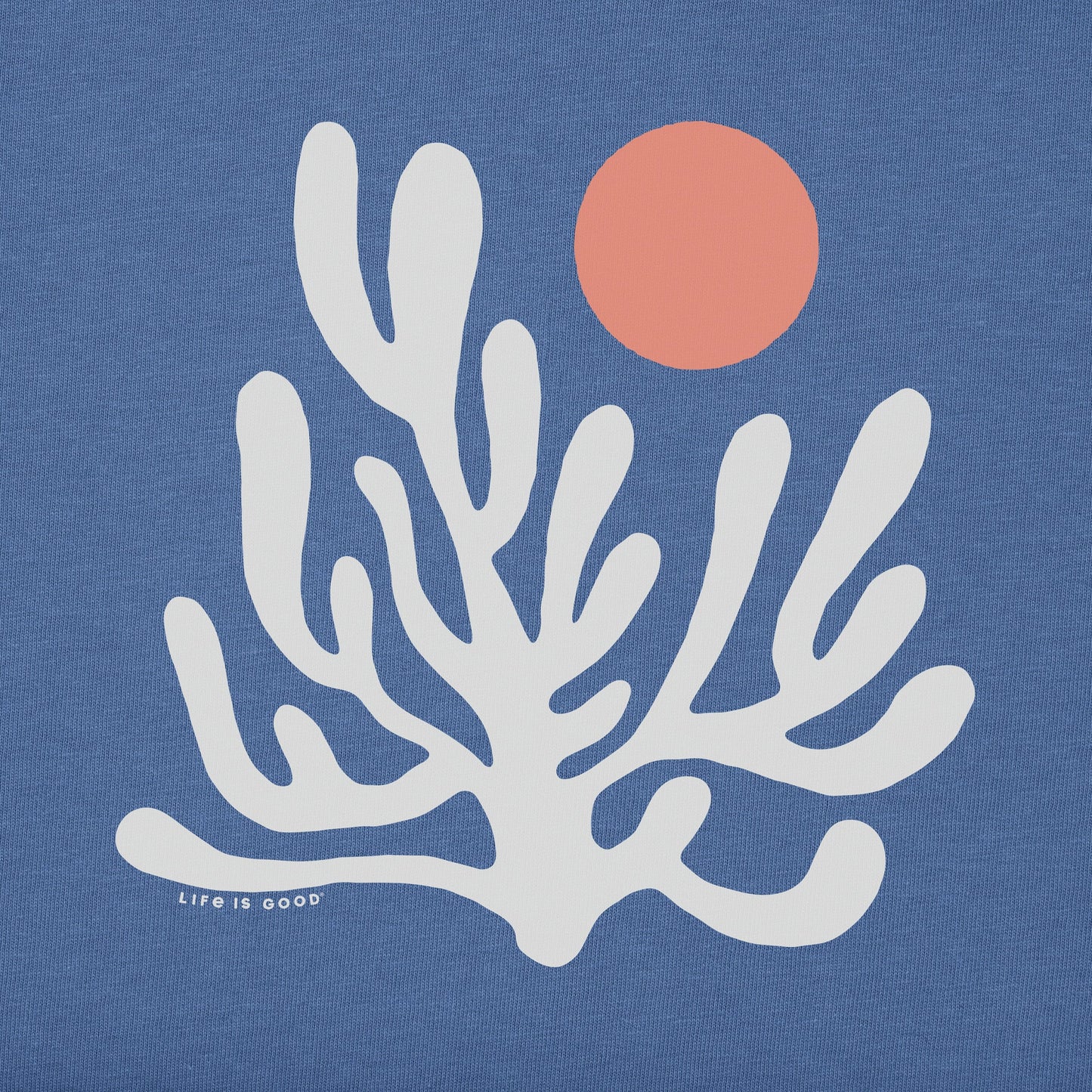 Men's Coral Sunset Short Sleeve Crusher Tee