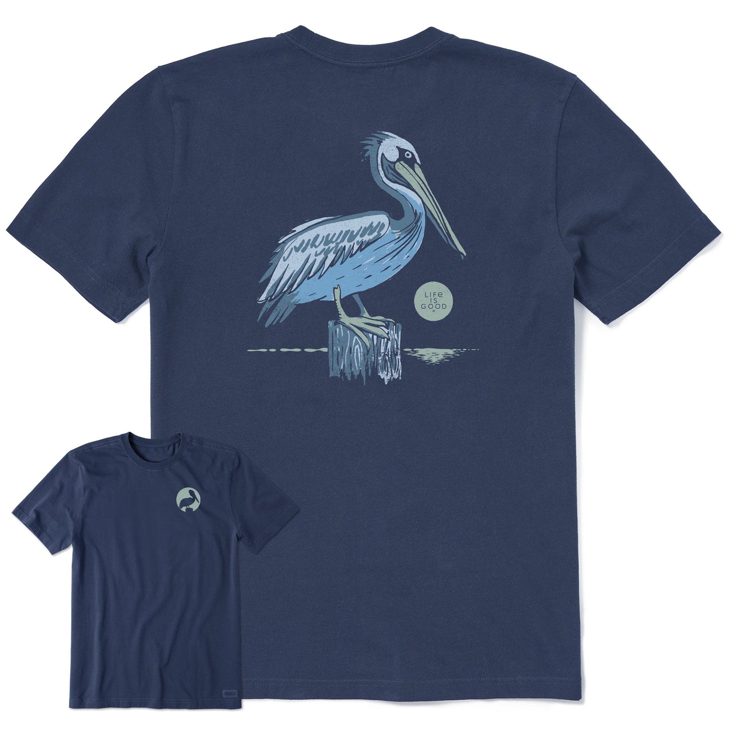 Men's Lone Pelican Short Sleeve Crusher Tee