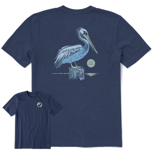 Men's Lone Pelican Short Sleeve Crusher Tee
