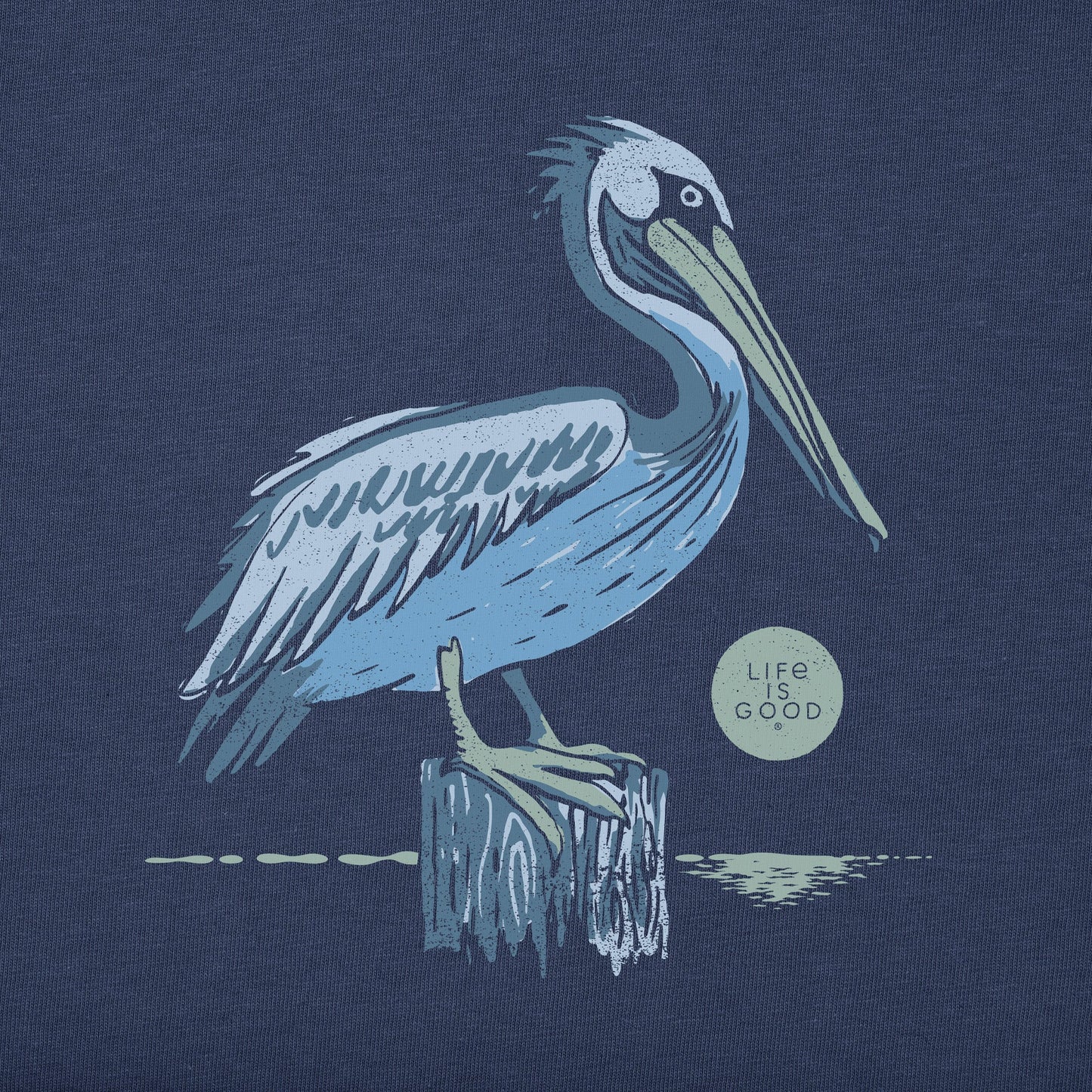 Men's Lone Pelican Short Sleeve Crusher Tee