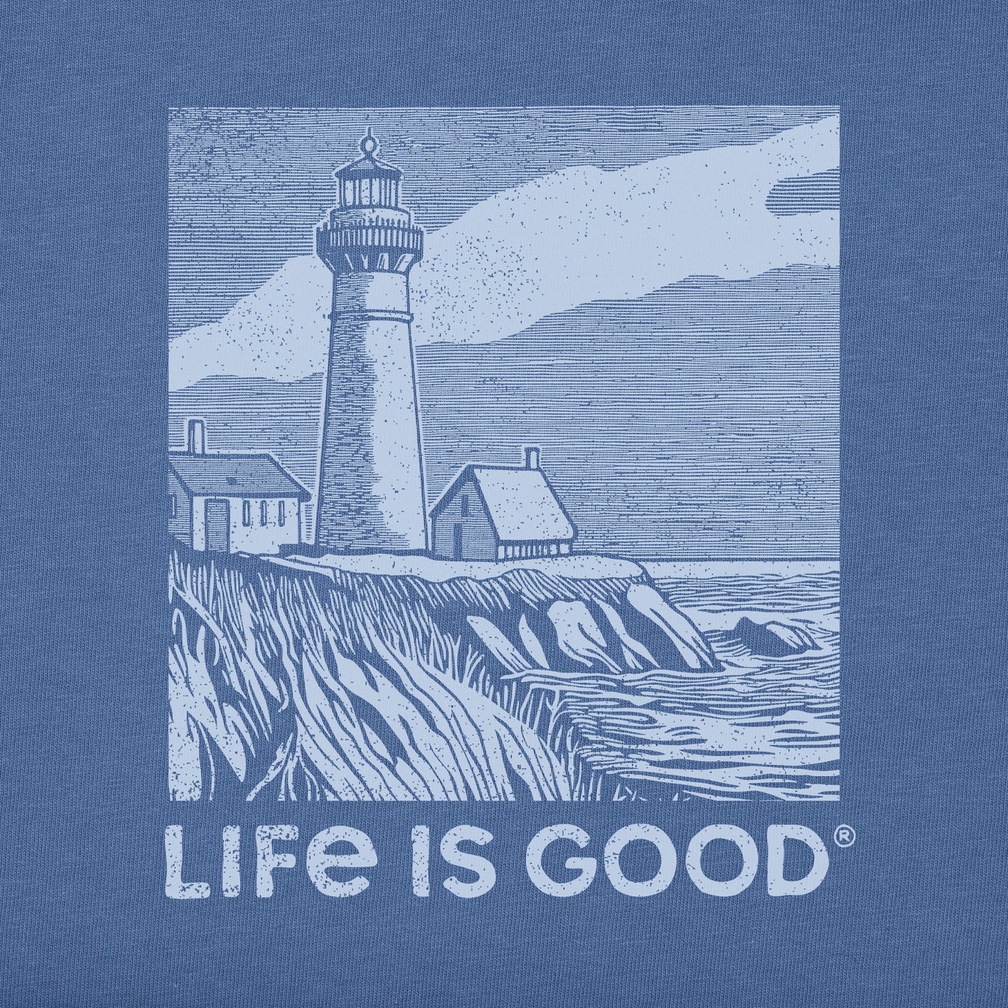 Men's Lighthouse Cliff Short Sleeve Crusher Tee