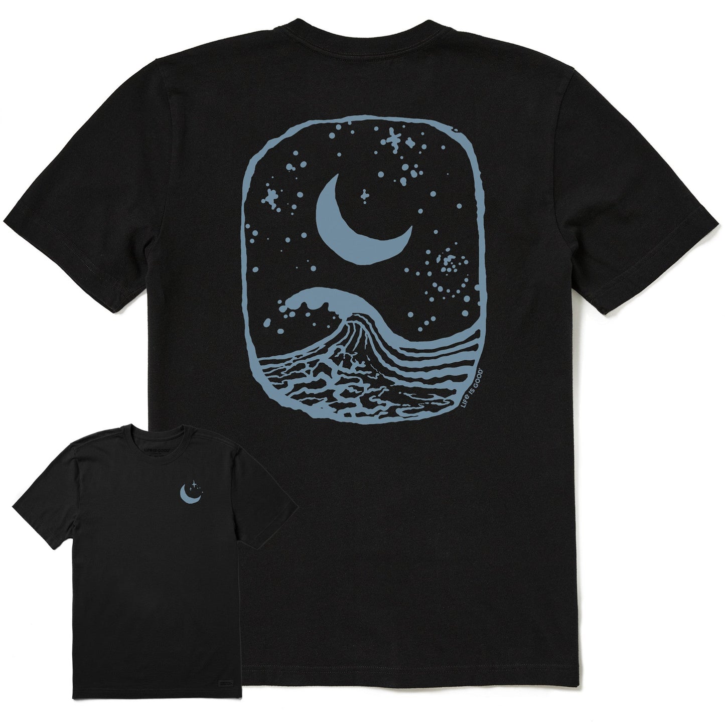 Men's Moon Wave Short Sleeve Crusher Tee