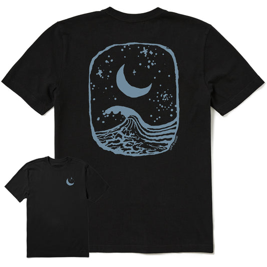 Men's Moon Wave Short Sleeve Crusher Tee