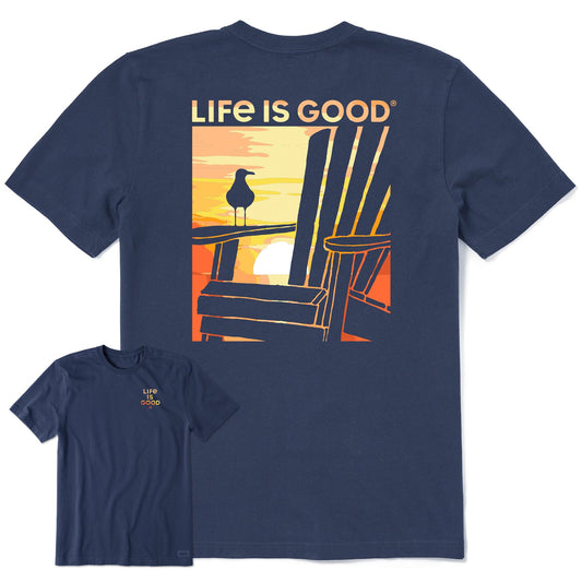 Men's Adirondack Gull Sunset Short Sleeve Crusher Tee