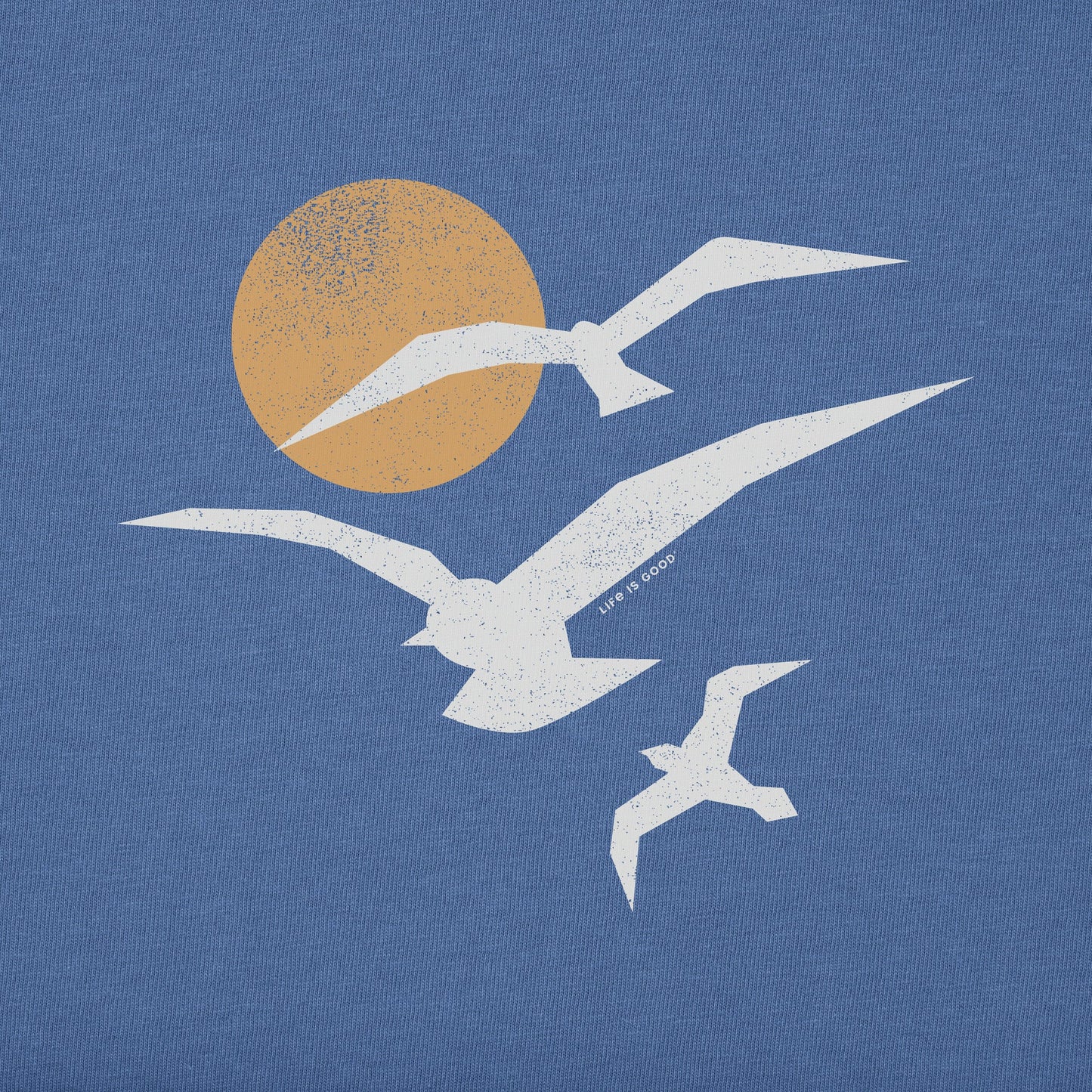 Men's Seagull Sunset Short Sleeve Crusher Tee