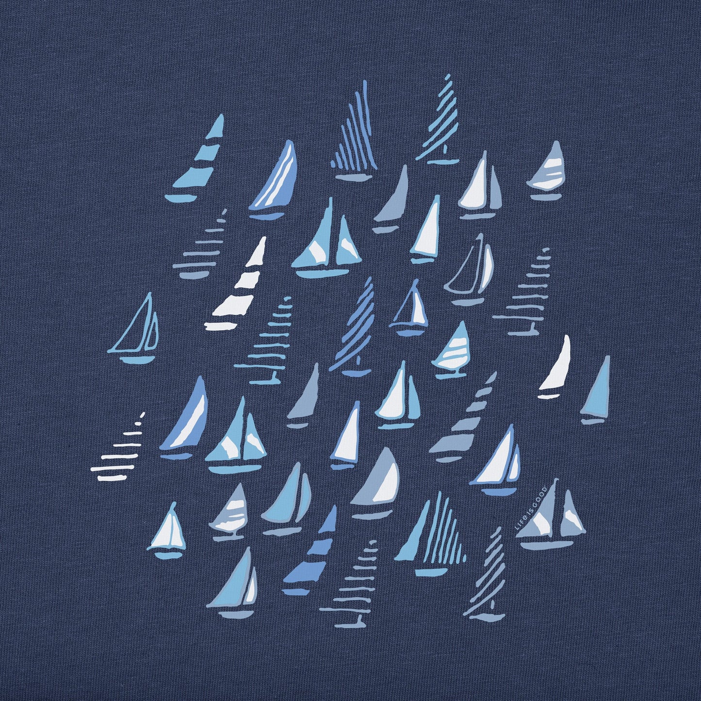 Men's Sailboat Regatta Short Sleeve Crusher Tee