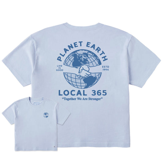 Women's Planet Earth Local 365 Short Sleeve Crusher Boxy Tee
