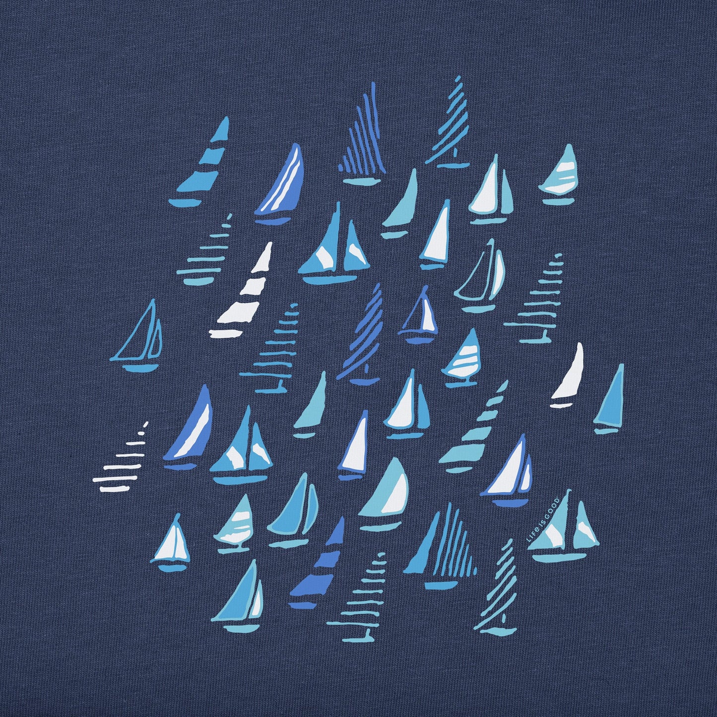 Women's Sailboat Regatta Short Sleeve Crusher Tee