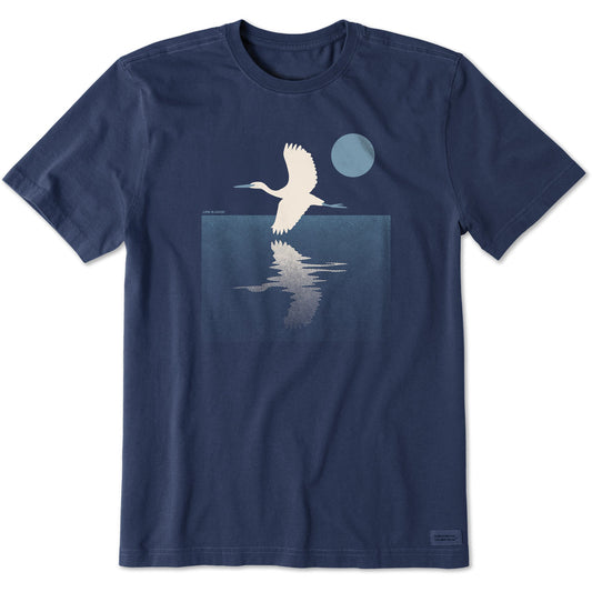 Men's Flight Over the Water Short Sleeve Crusher Tee