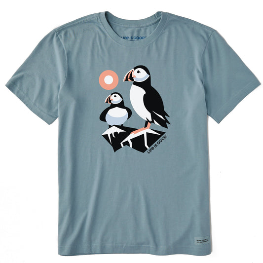Men's Pair of Puffins Short Sleeve Crusher Tee
