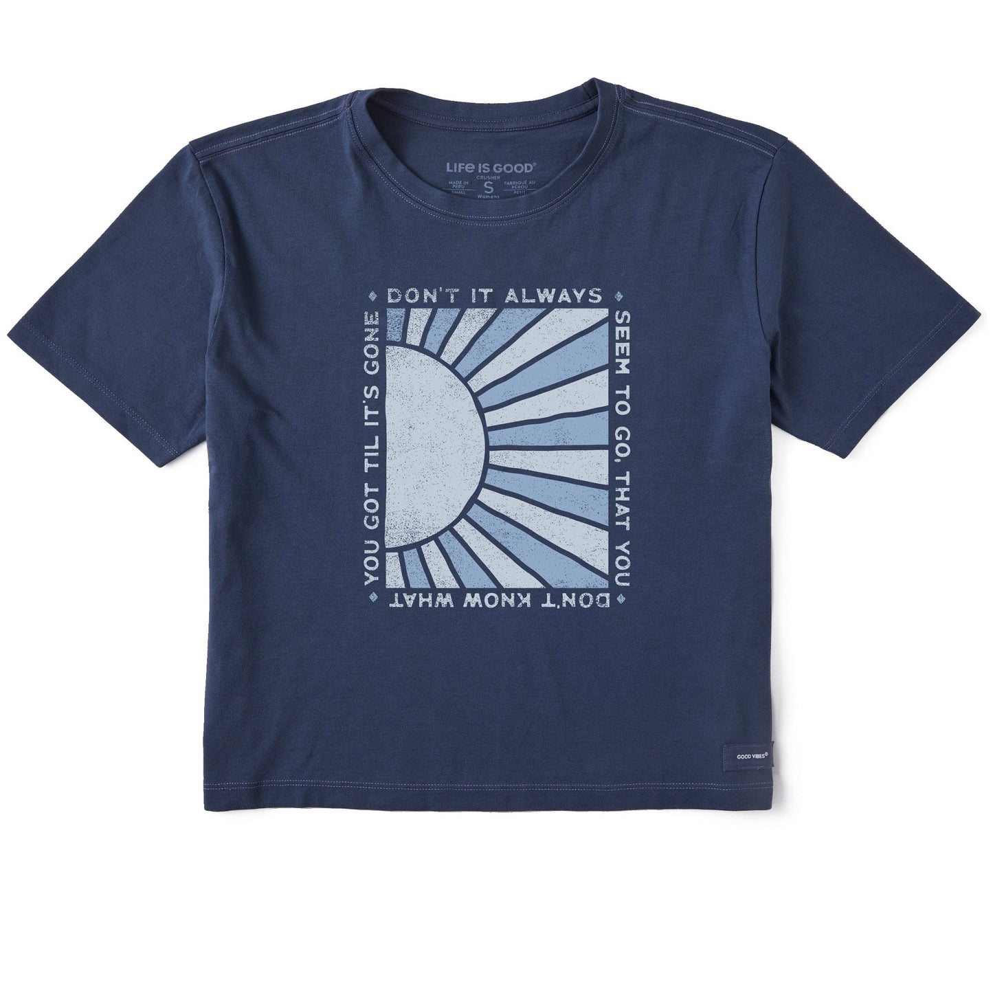 Women's Don't It Always Seem to Go Short Sleeve Crusher Boxy Tee