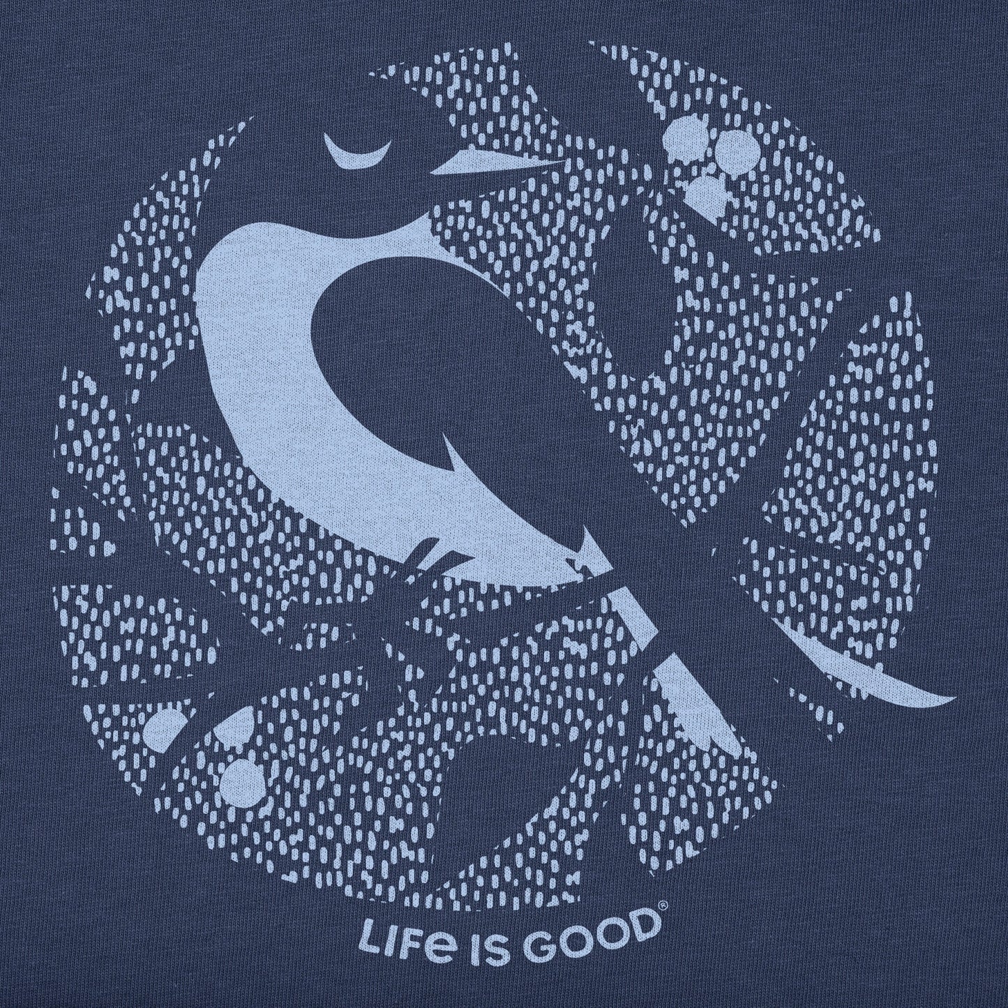 Women's Bird in the Branches Short Sleeve Crusher Vee