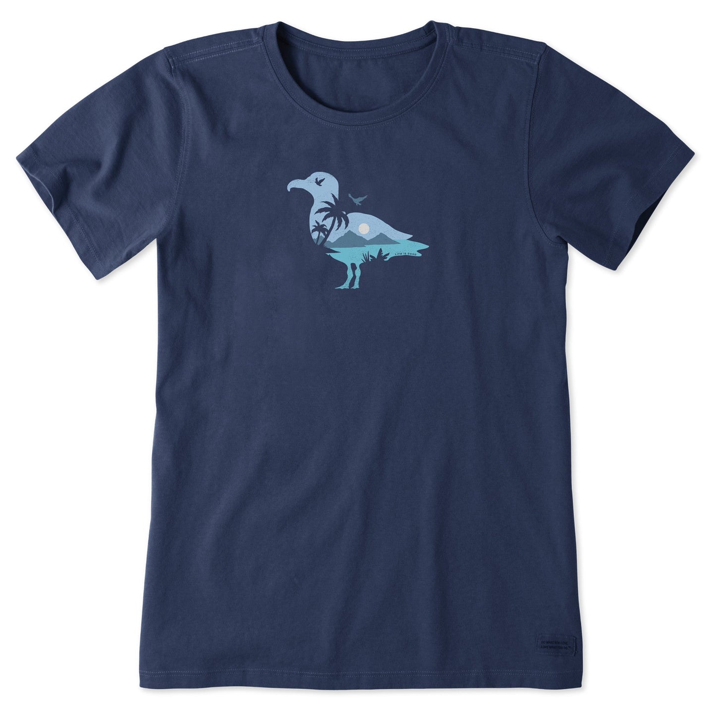 Women's Seagull Island Short Sleeve Crusher Tee