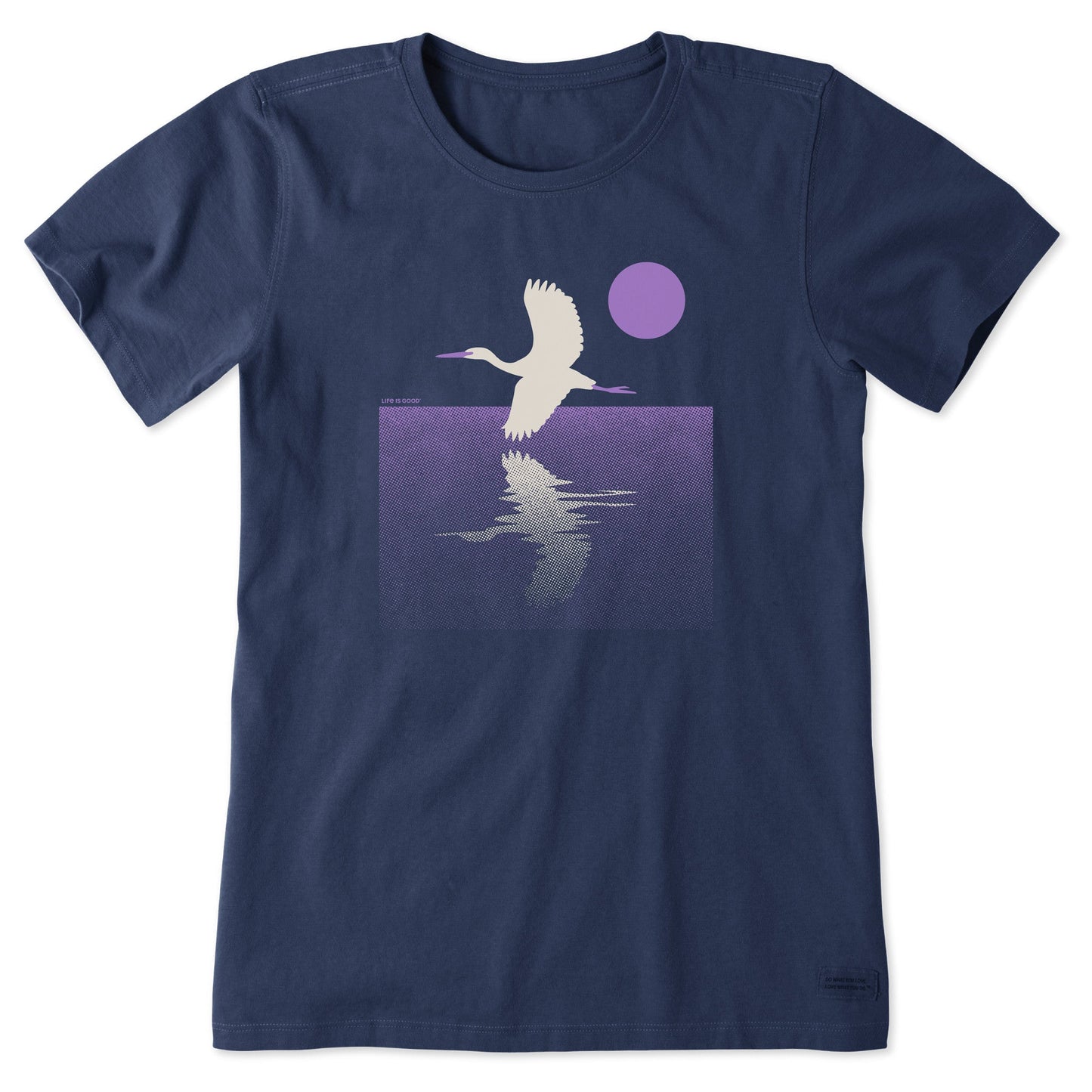 Women's Flight Over the Water Short Sleeve Crusher Tee