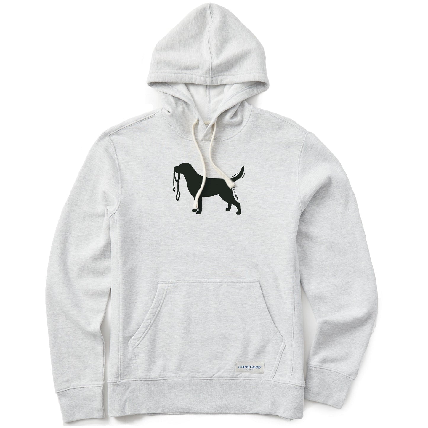 Men's Labrador Leash Simply True Fleece Hoodie