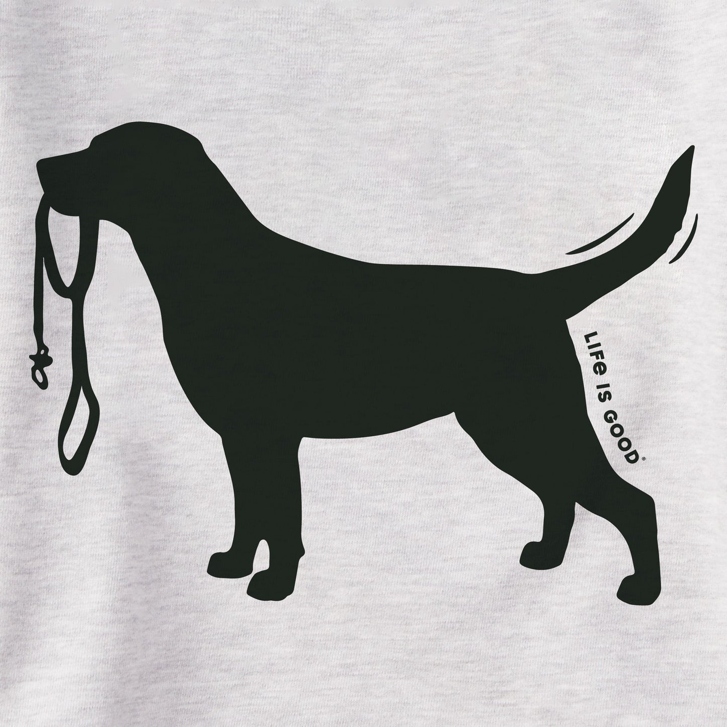 Men's Labrador Leash Simply True Fleece Hoodie