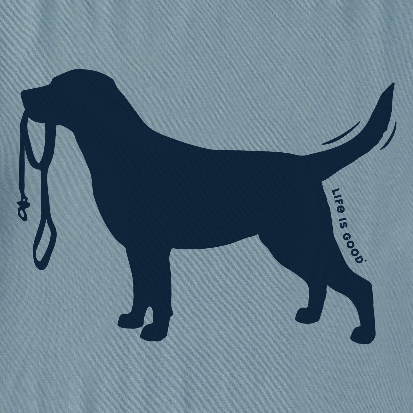 Men's Labrador Leash Simply True Fleece Hoodie