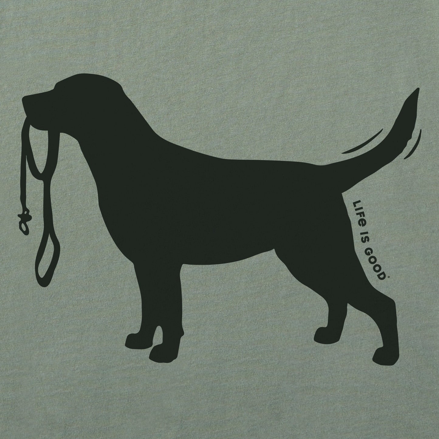 Men's Labrador Leash Simply True Fleece Hoodie