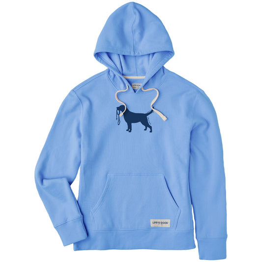 Women's Labrador Leash Simply True Fleece Hoodie