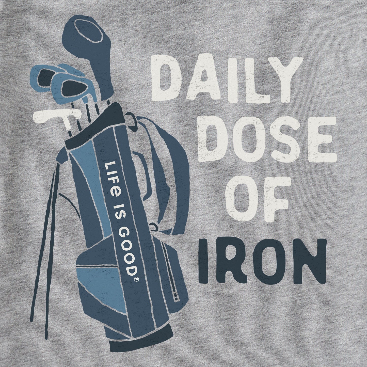 Men's Daily Dose of Iron Clubs Long Sleeve Crusher Tee
