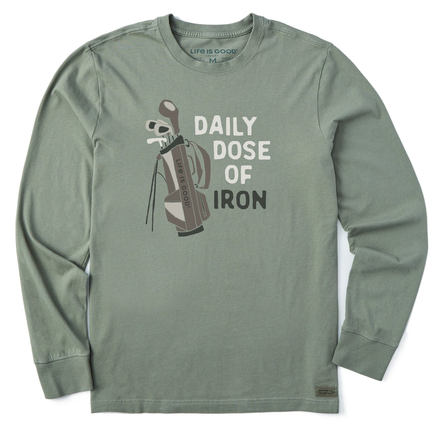 Men's Daily Dose of Iron Clubs Long Sleeve Crusher Tee