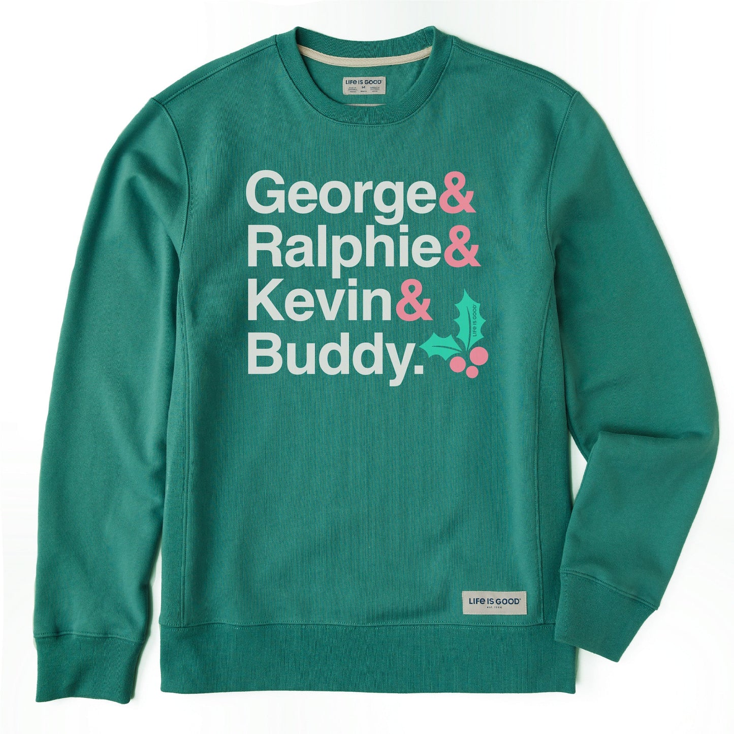Men's Christmas Movie Legends Simply True Fleece Crew