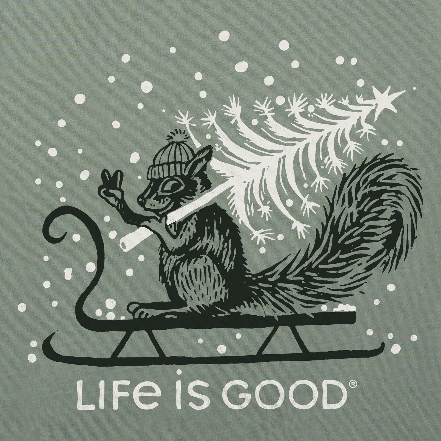 Men's Squirrel Tree Short Sleeve Crusher Tee