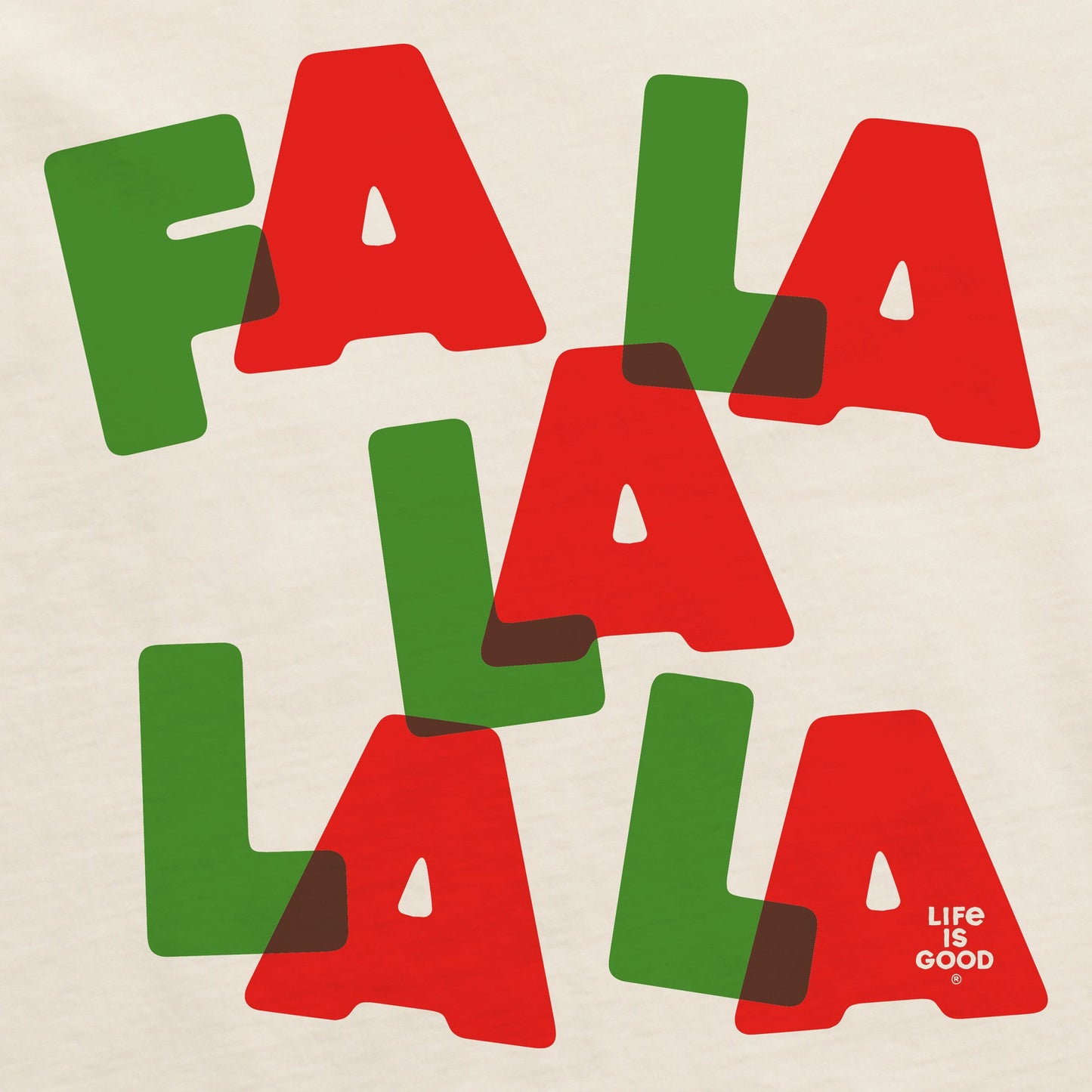 Men's Fa La La Short Sleeve Crusher Tee