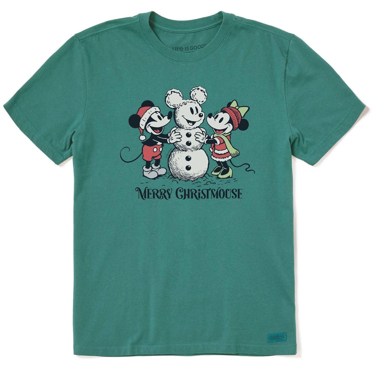 Men's Merry Christmouse Short Sleeve Crusher Tee