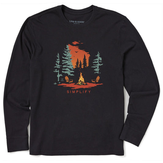Men's Simplify Fireside Long Sleeve Crusher Tee