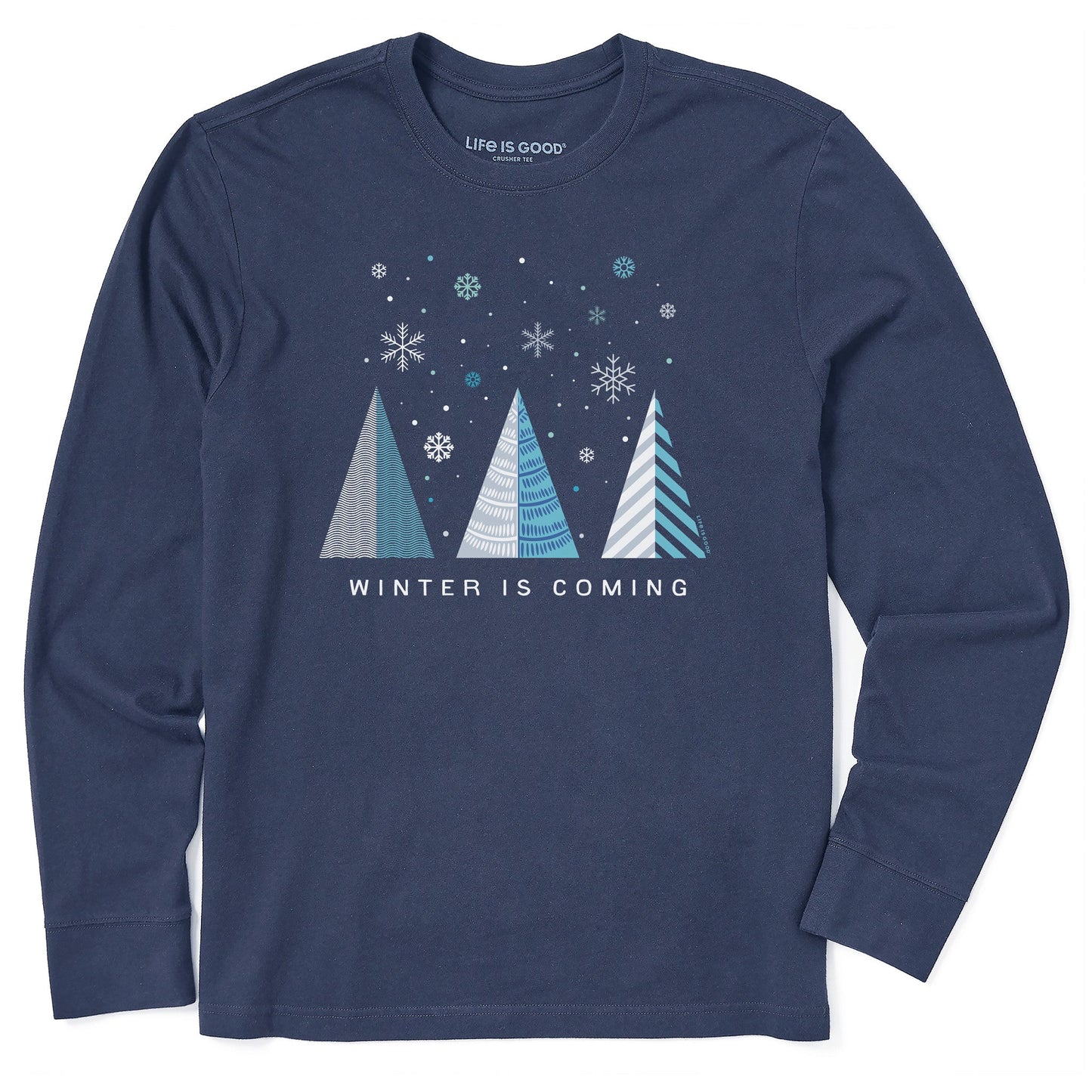 Men's Winter is Coming Trio Long Sleeve Crusher Tee