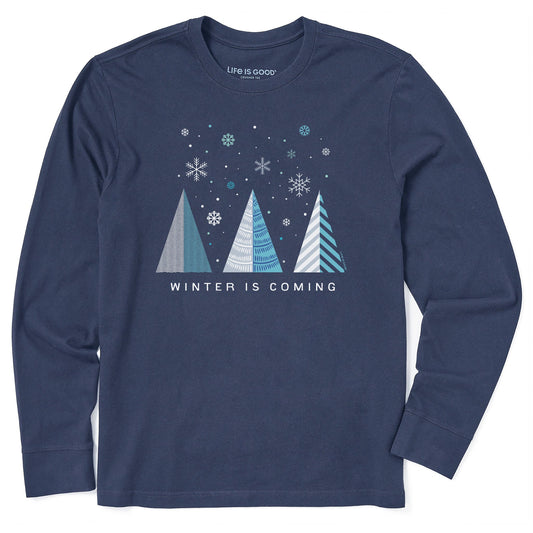 Men's Winter is Coming Trio Long Sleeve Crusher Tee