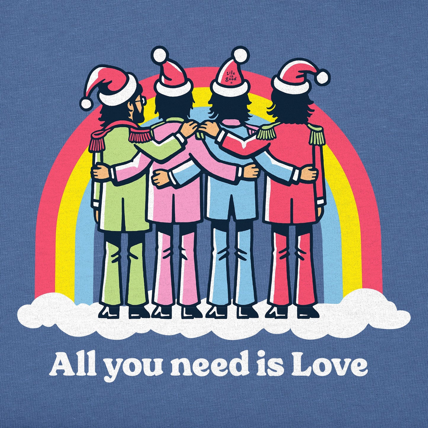 Women's This Christmas, All You Need is Love Long Sleeve Crusher Tee