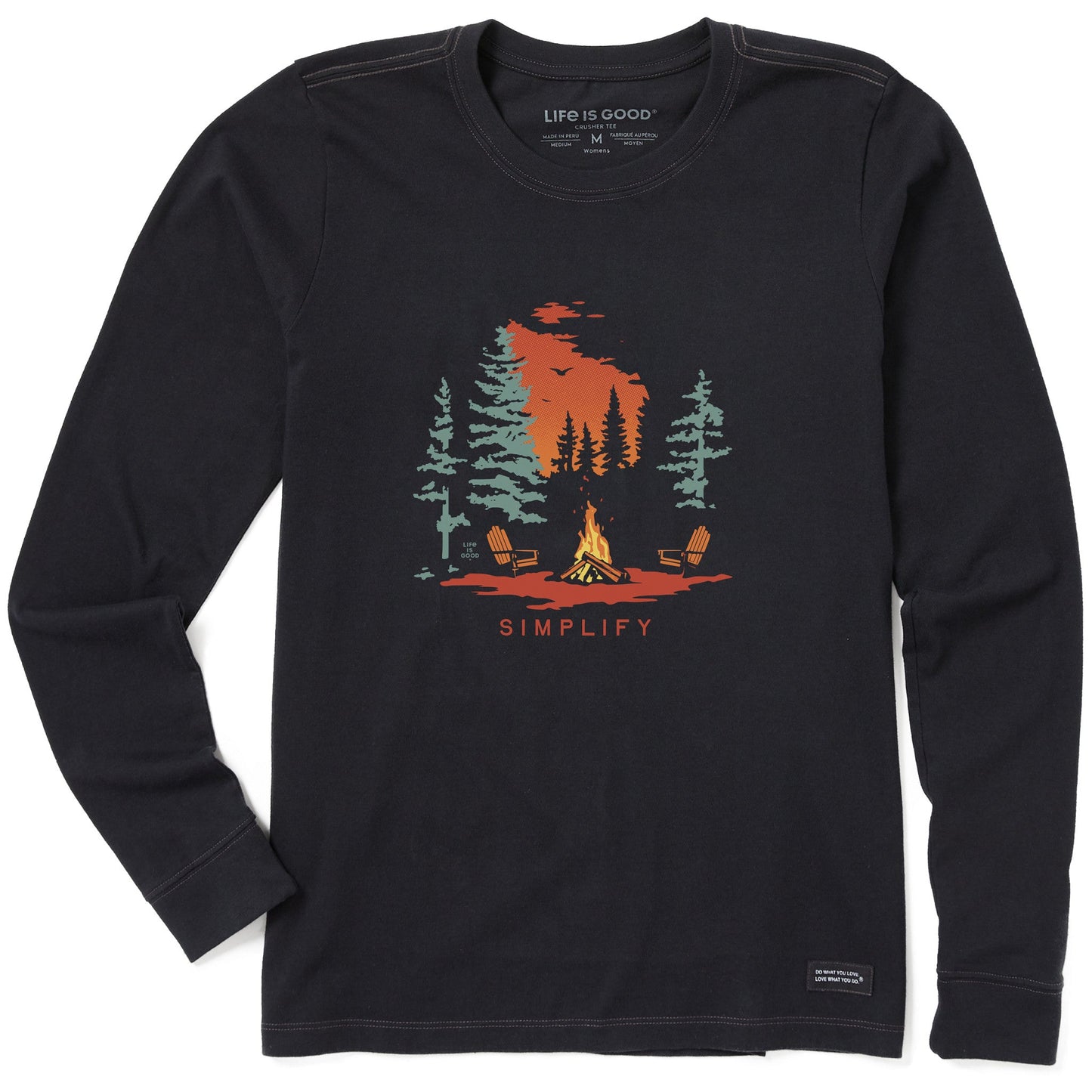 Women's Simplify Fireside Long Sleeve Crusher Tee