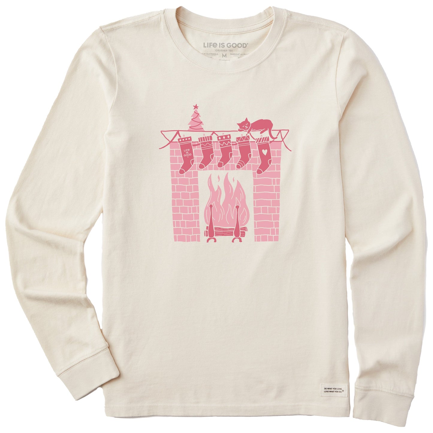 Women's Fireside Stockings Long Sleeve Crusher Tee