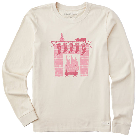 Women's Fireside Stockings Long Sleeve Crusher Tee
