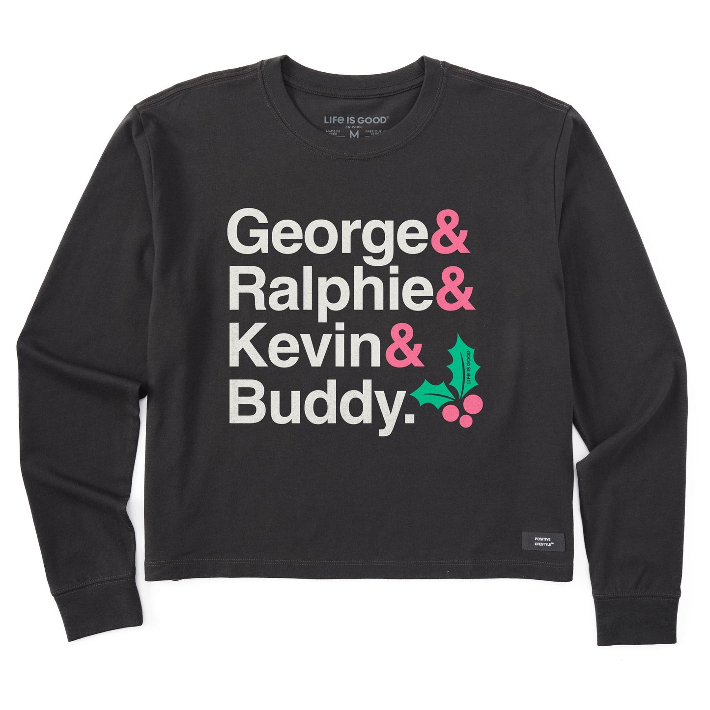 Women's Christmas Movie Legends Long Sleeve Crusher Boxy Tee