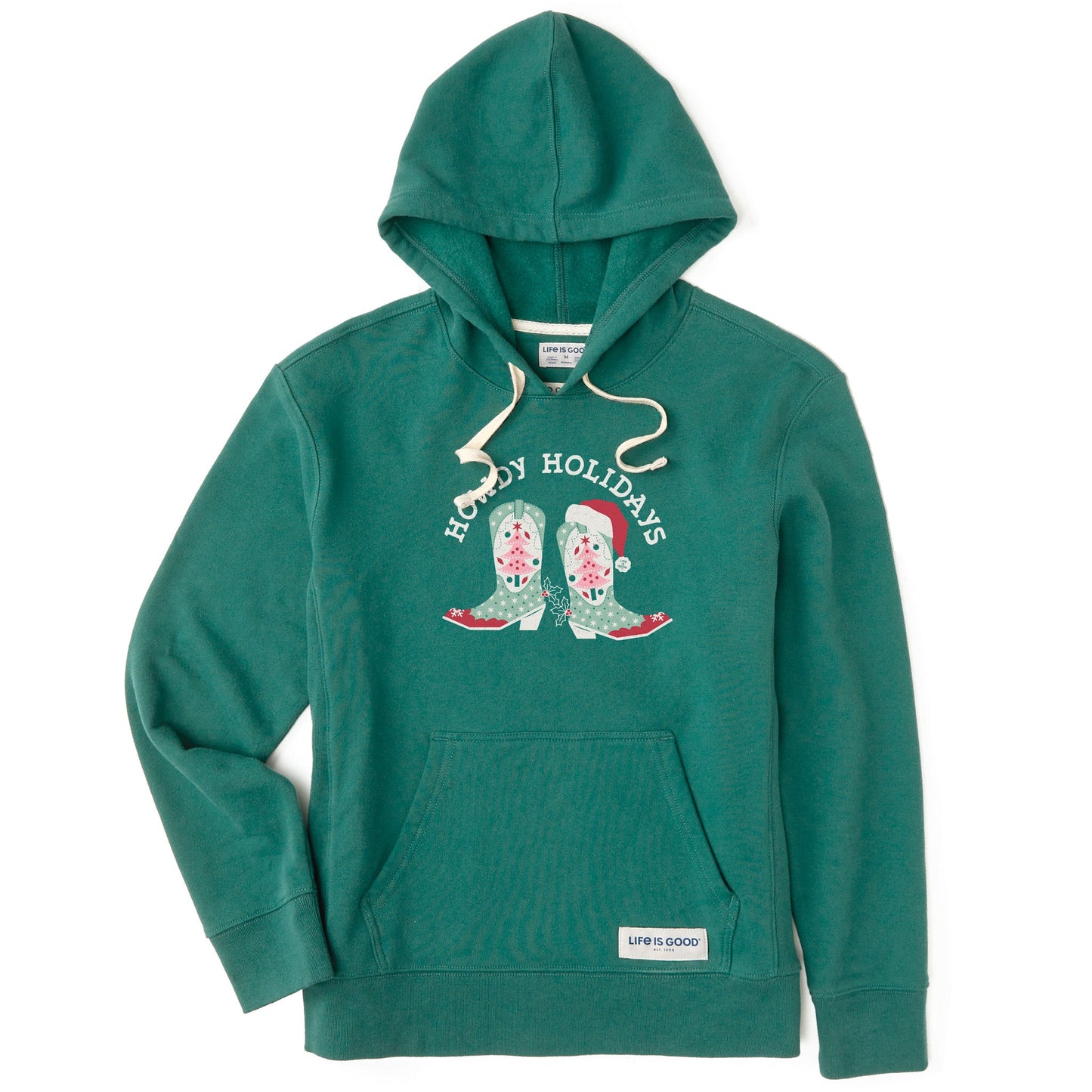 Women's Howdy Holidays Boots Simply True Fleece Hoodie