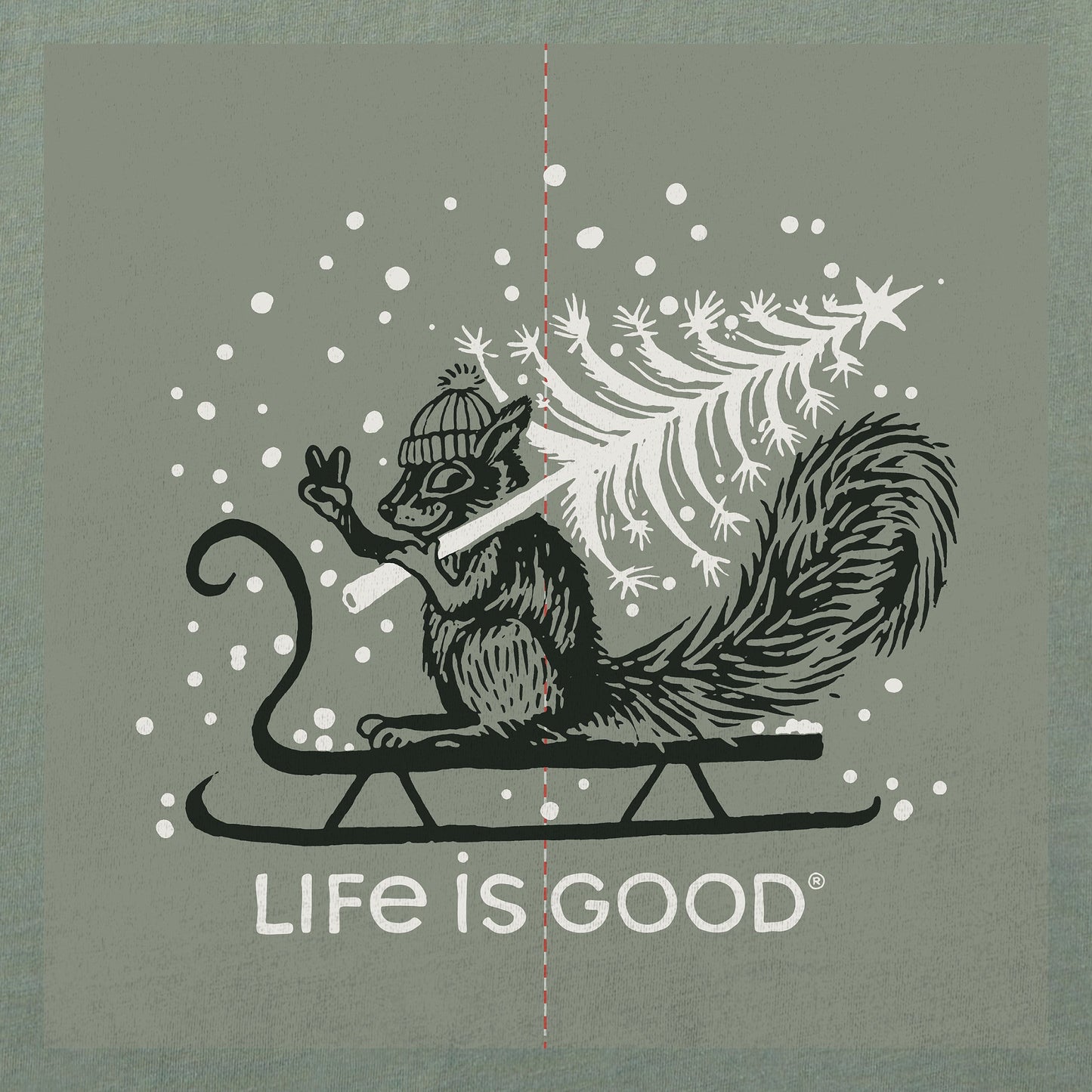 Women's Squirrel Tree Short Sleeve Crusher Tee