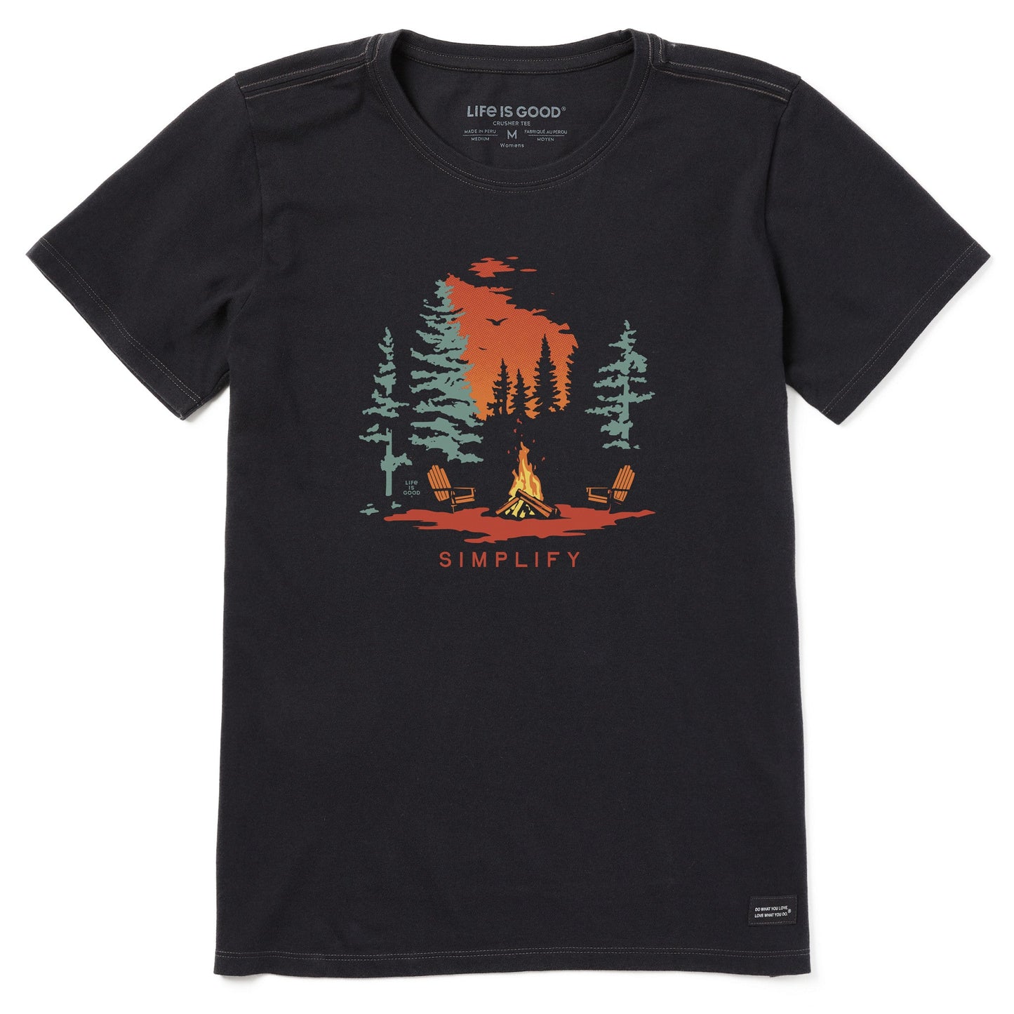 Women's Simplify Fireside Short Sleeve Crusher Tee