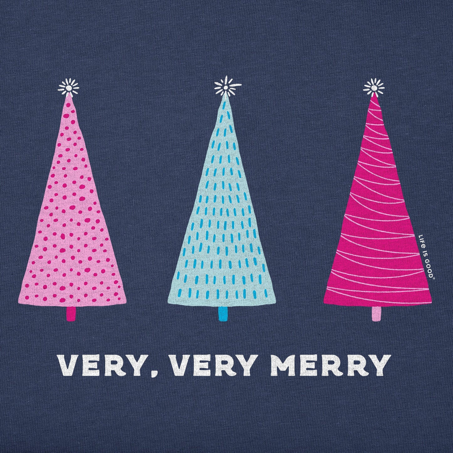 Women's Very, Very Merry Trees Short Sleeve Crusher Tee