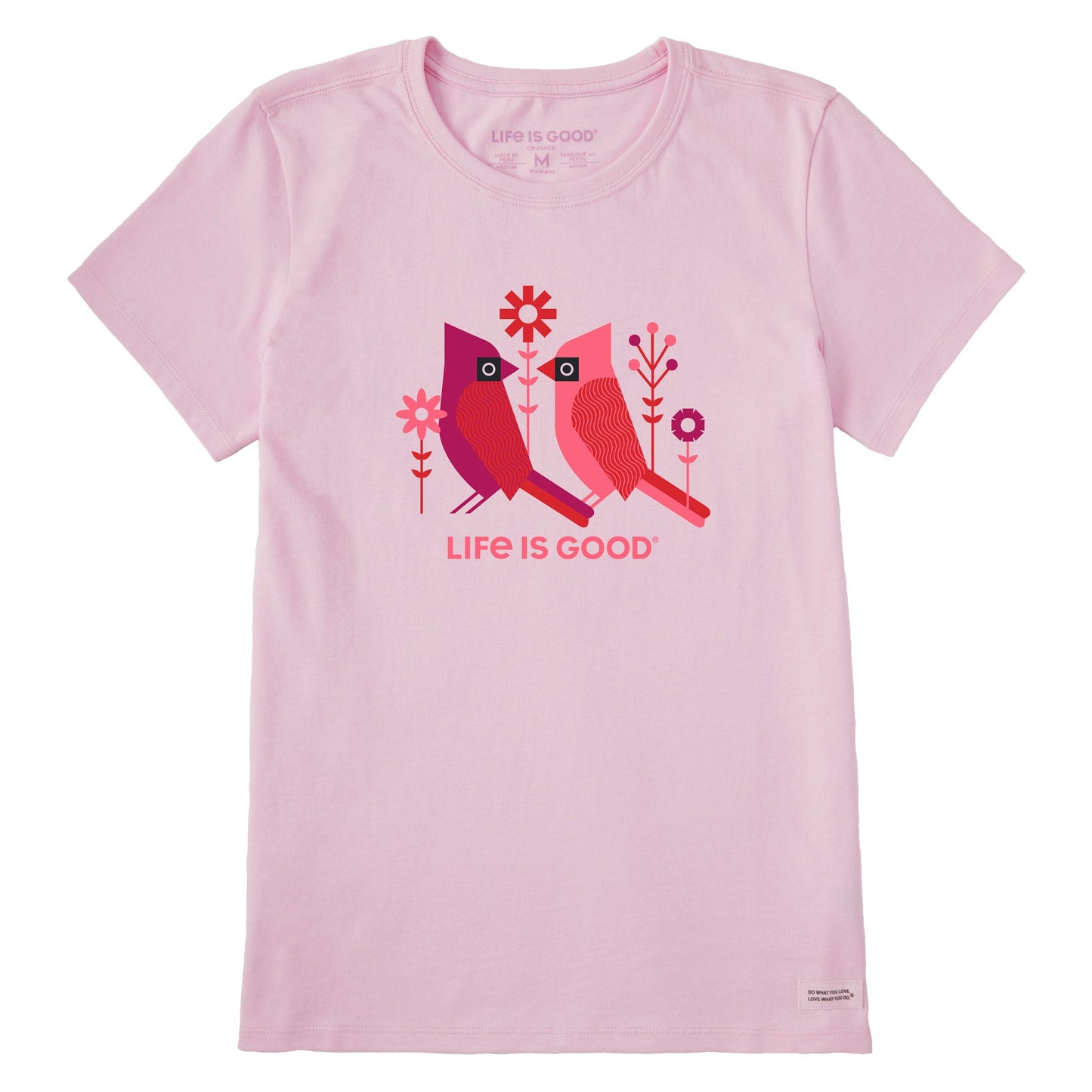 Women's Geometric Cardinals Short Sleeve Crusher Tee