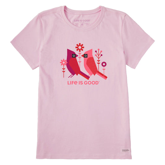 Women's Geometric Cardinals Short Sleeve Crusher Tee