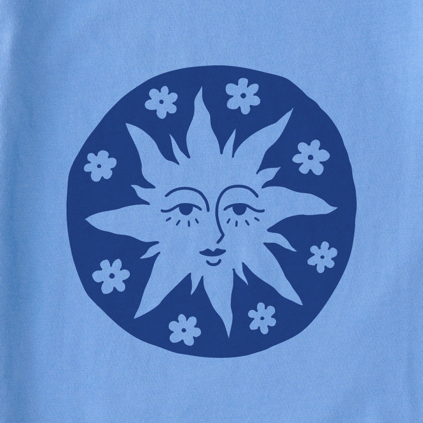 Kids Mini Sun Face Short Sleeve Crusher Tee