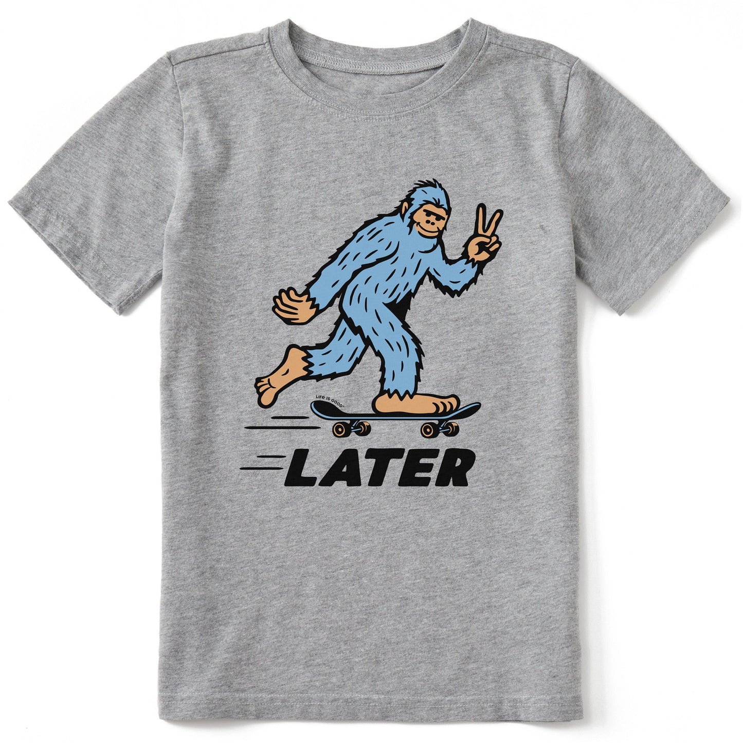 Kids Bigfoot Later Skater Short Sleeve Crusher Tee