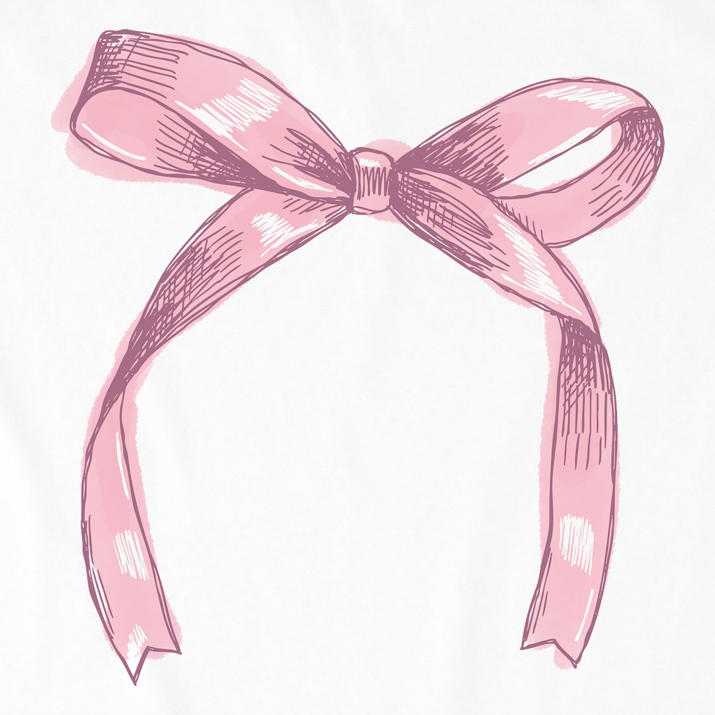 Kids Mini Ribbon Bow Short Sleeve Crusher Tee