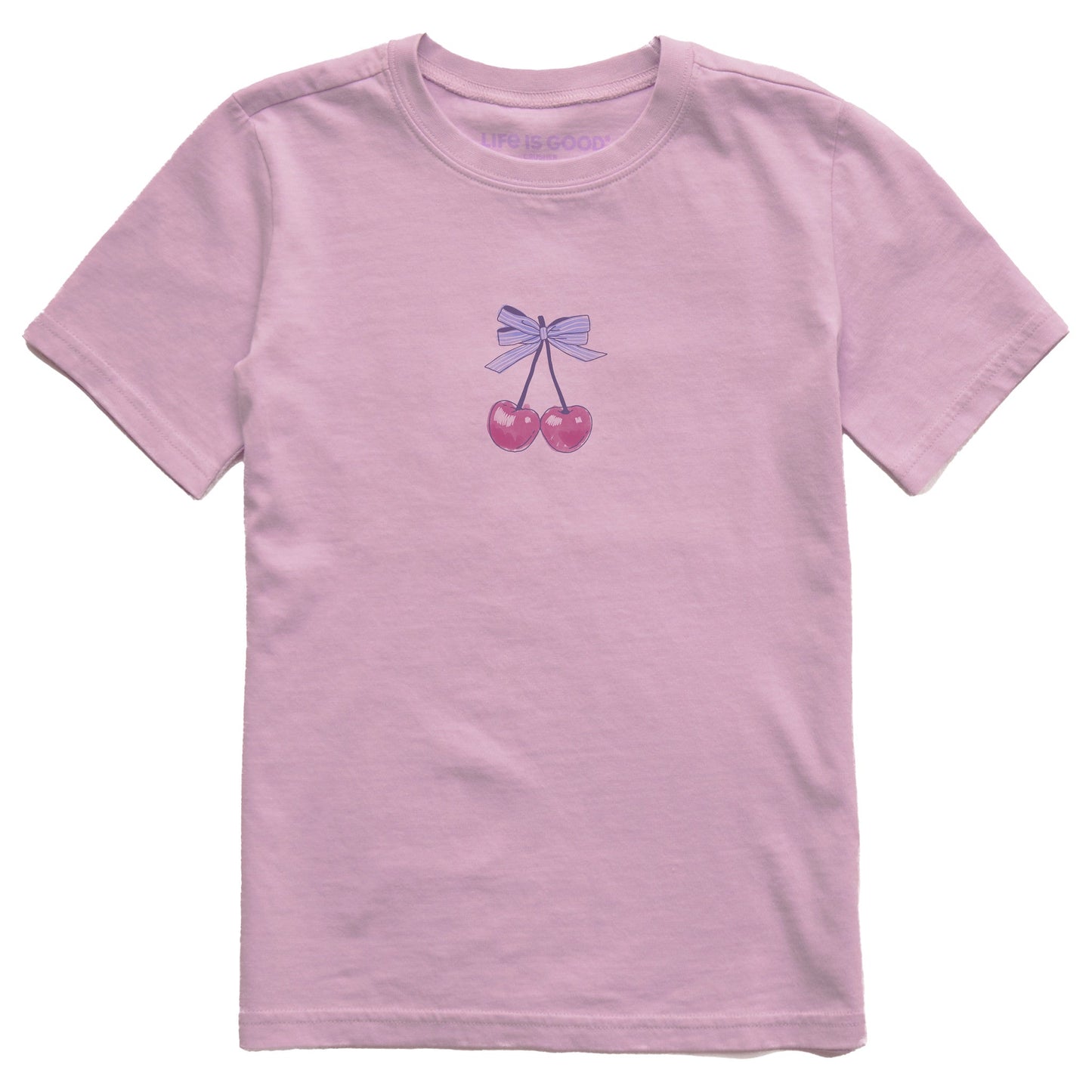Kids Mini Cherry Pair Short Sleeve Crusher Tee
