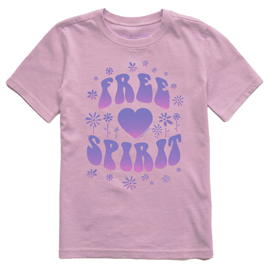 Kids Free Spirit Short Sleeve Crusher Tee
