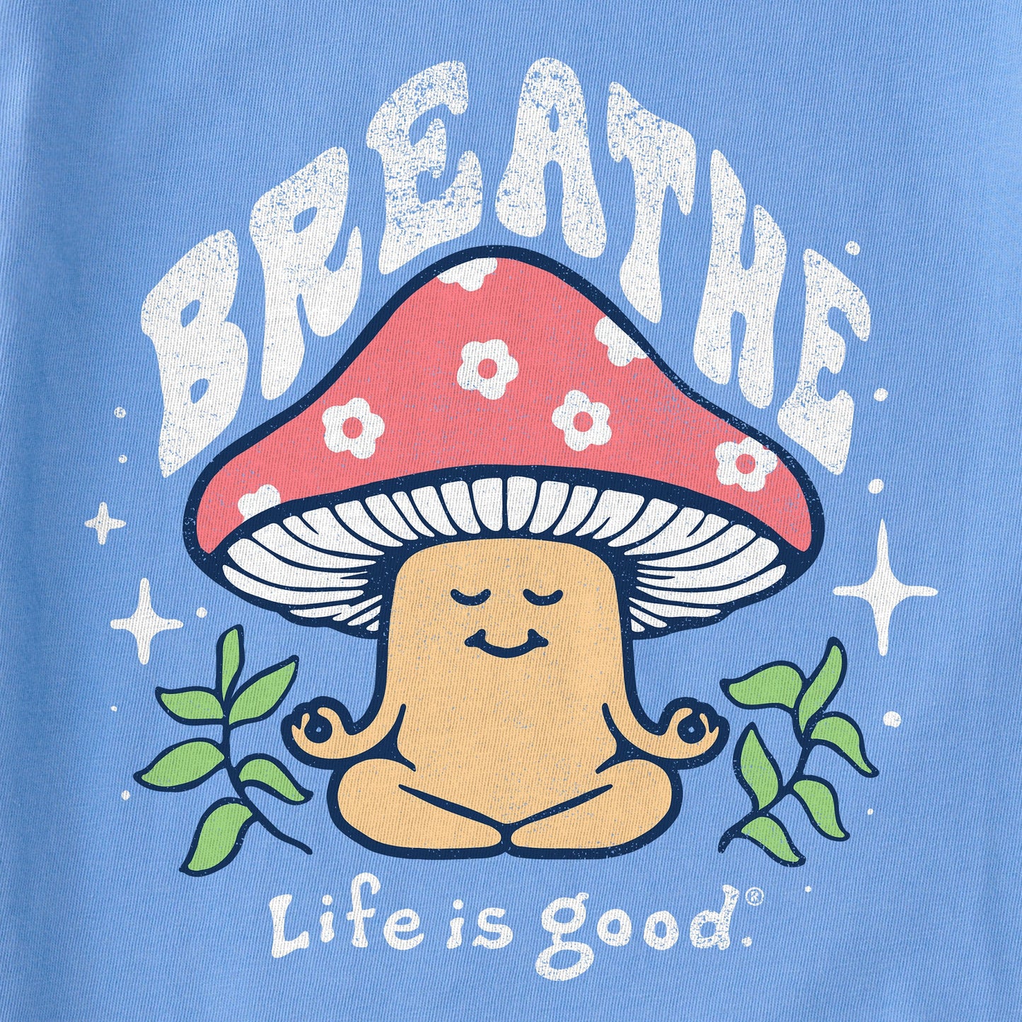 Kids Breathe Mushroom Short Sleeve Crusher Tee